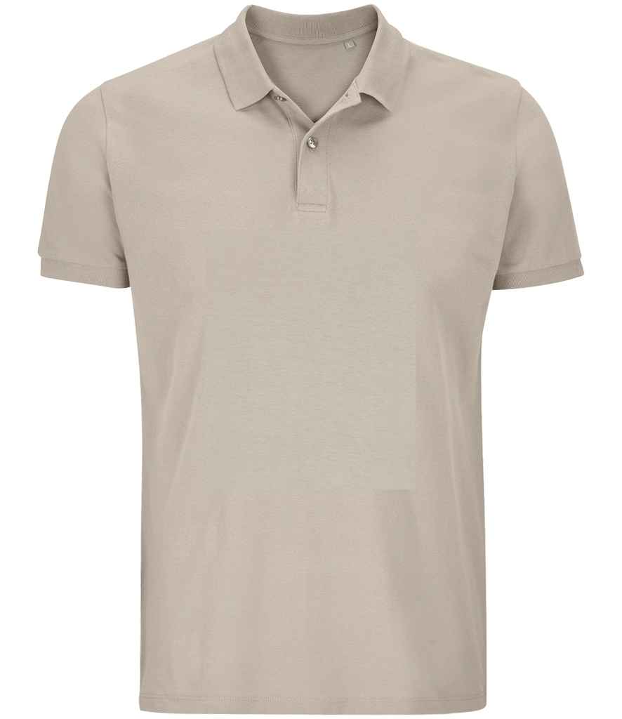 SOL'S Planet Organic Piqué Polo Shirt in Rope, front view