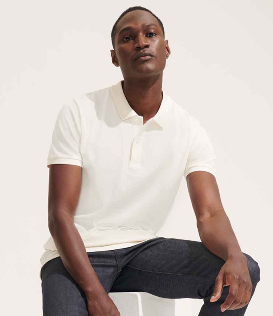 SOL'S Planet Organic Piqué Polo Shirt in White