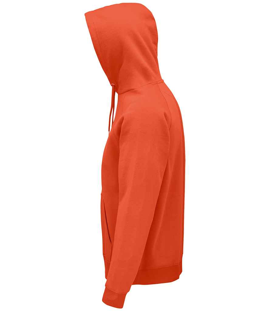 SOL'S Unisex Stellar Organic Hoodie in Burnt Orange, side view
