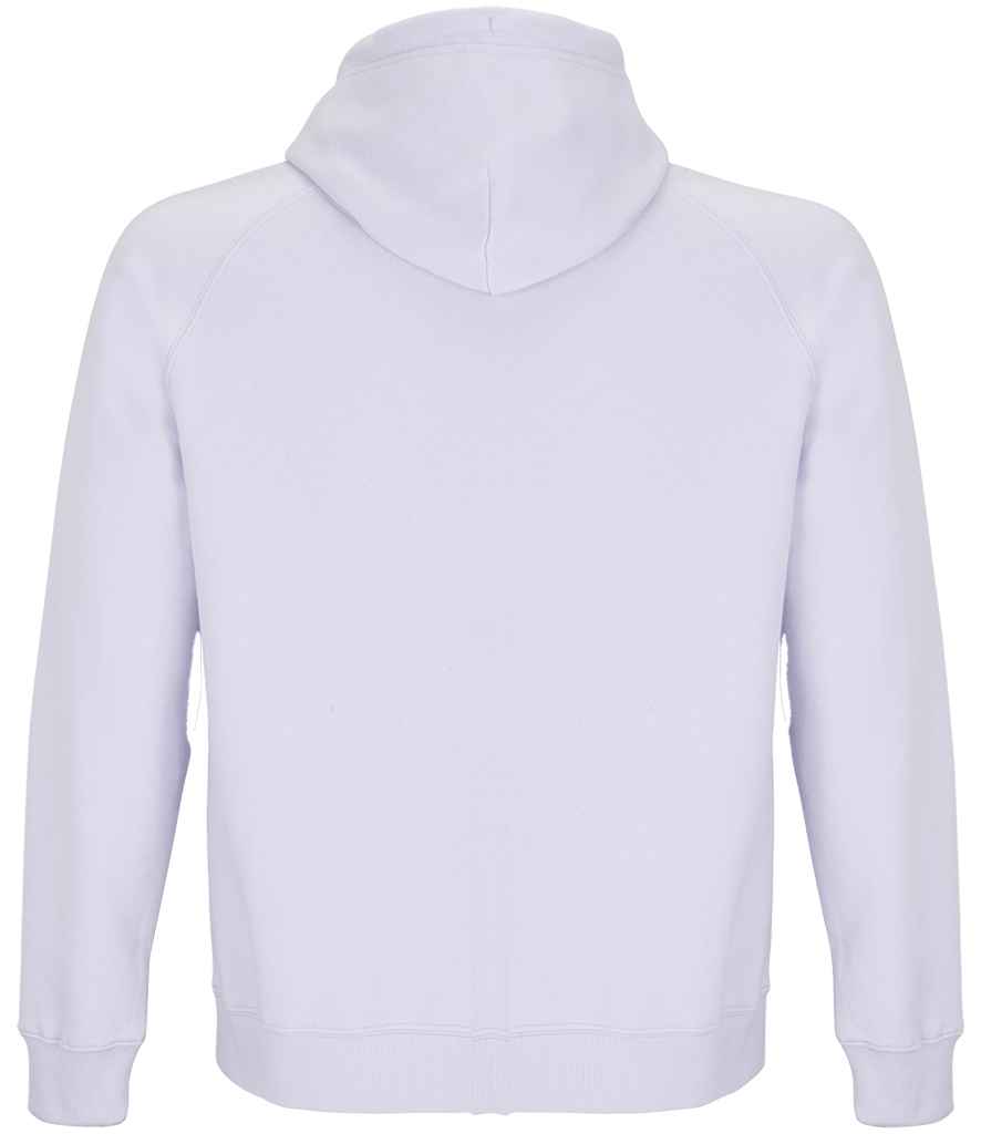 SOL'S Unisex Stellar Organic Hoodie in Lilac, back view