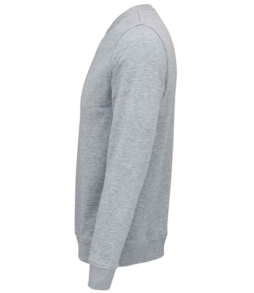 SOL'S Unisex Comet Organic Sweatshirt in Grey Marl, side view