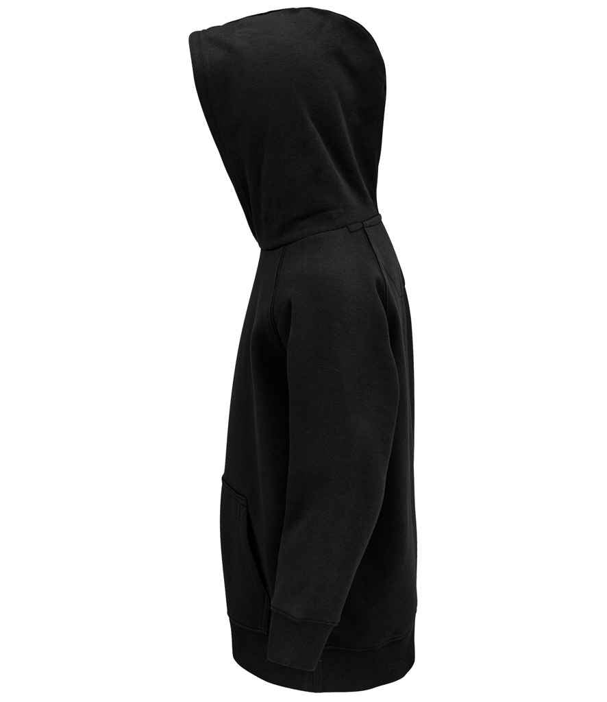 SOL'S Kids Stellar Organic Hoodie in Black, side view