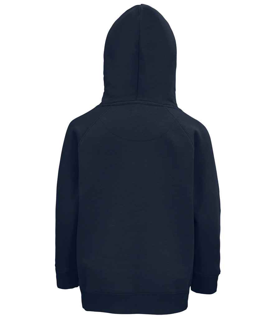 SOL'S Kids Stellar Organic Hoodie in French Navy, back view