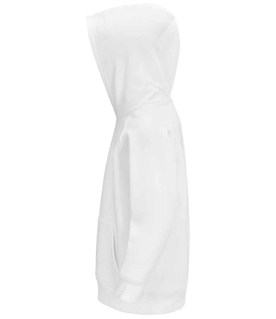 SOL'S Kids Stellar Organic Hoodie in White, side view
