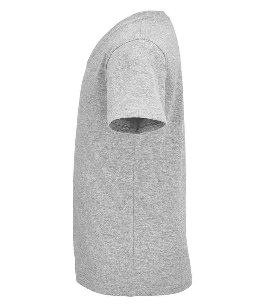 SOL'S Kids Pioneer Organic T-Shirt in Grey Marl, side view
