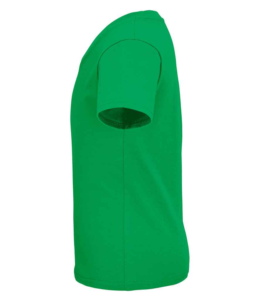 SOL'S Kids Pioneer Organic T-Shirt in Kelly Green, side view