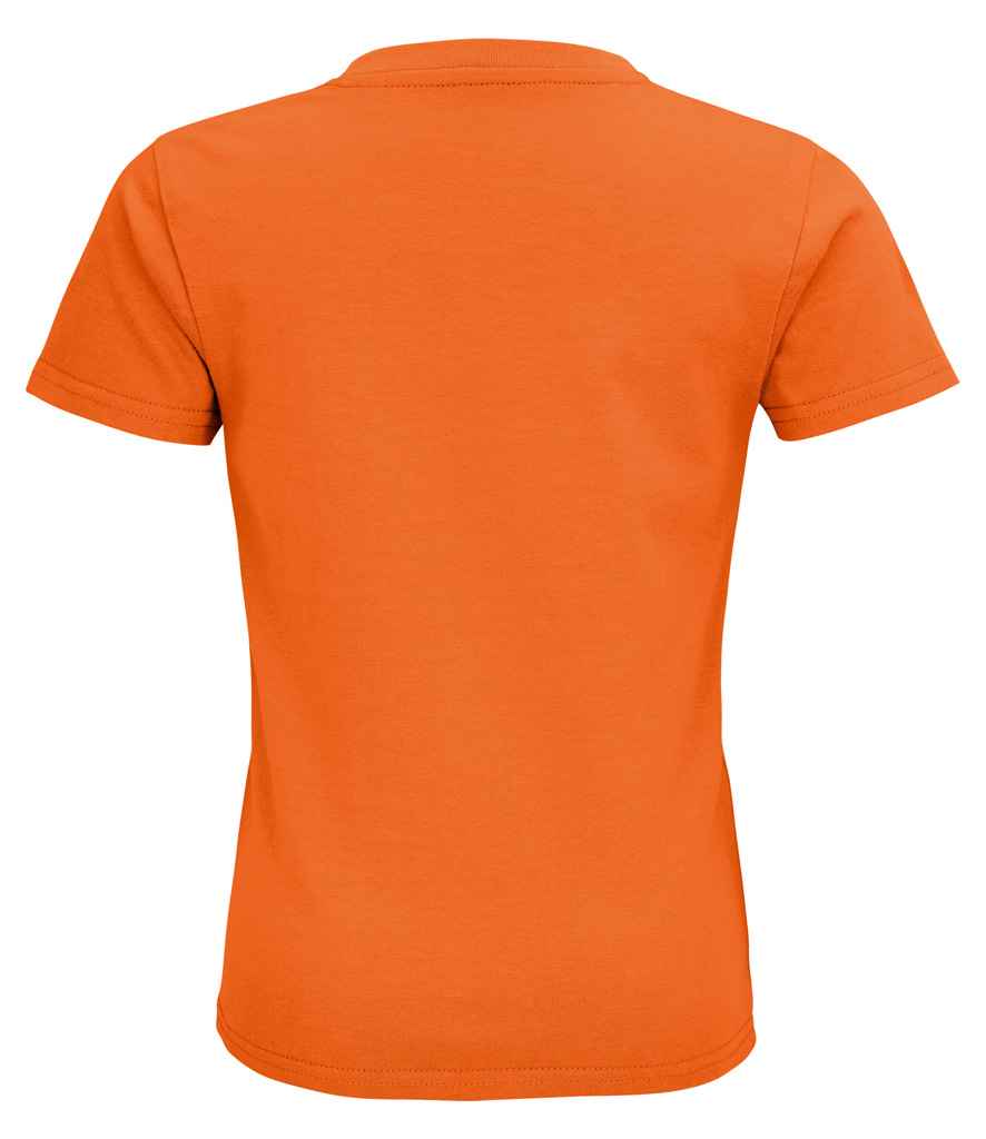 SOL'S Kids Pioneer Organic T-Shirt in Orange, back view