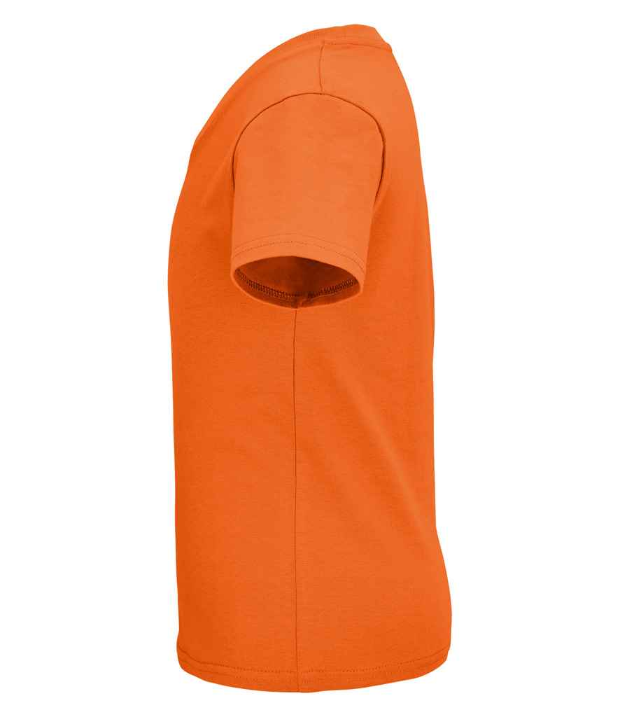 SOL'S Kids Pioneer Organic T-Shirt in Orange, side view