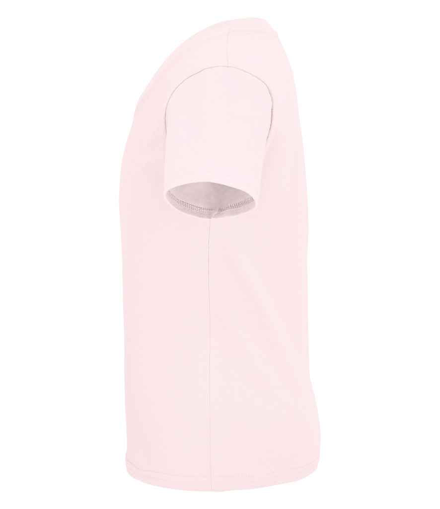 SOL'S Kids Pioneer Organic T-Shirt in Pale Pink, side view