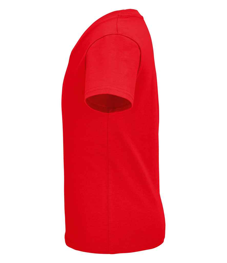 SOL'S Kids Pioneer Organic T-Shirt in Red, side view