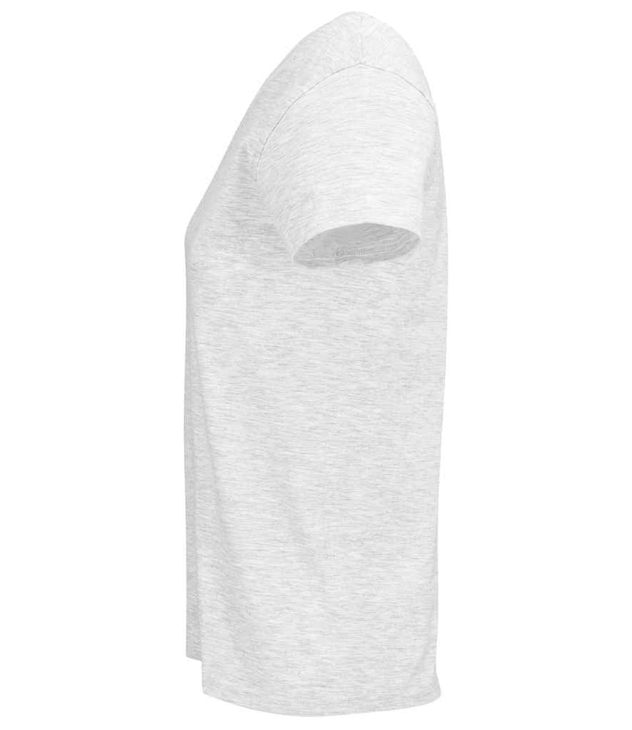 SOL'S Ladies Pioneer Organic T-Shirt in Ash, side view