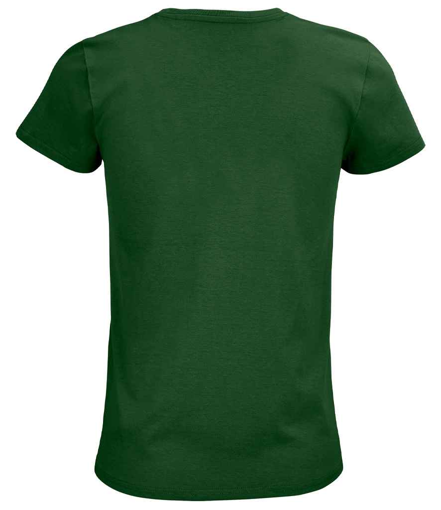 SOL'S Ladies Pioneer Organic T-Shirt in Bottle Green, back view