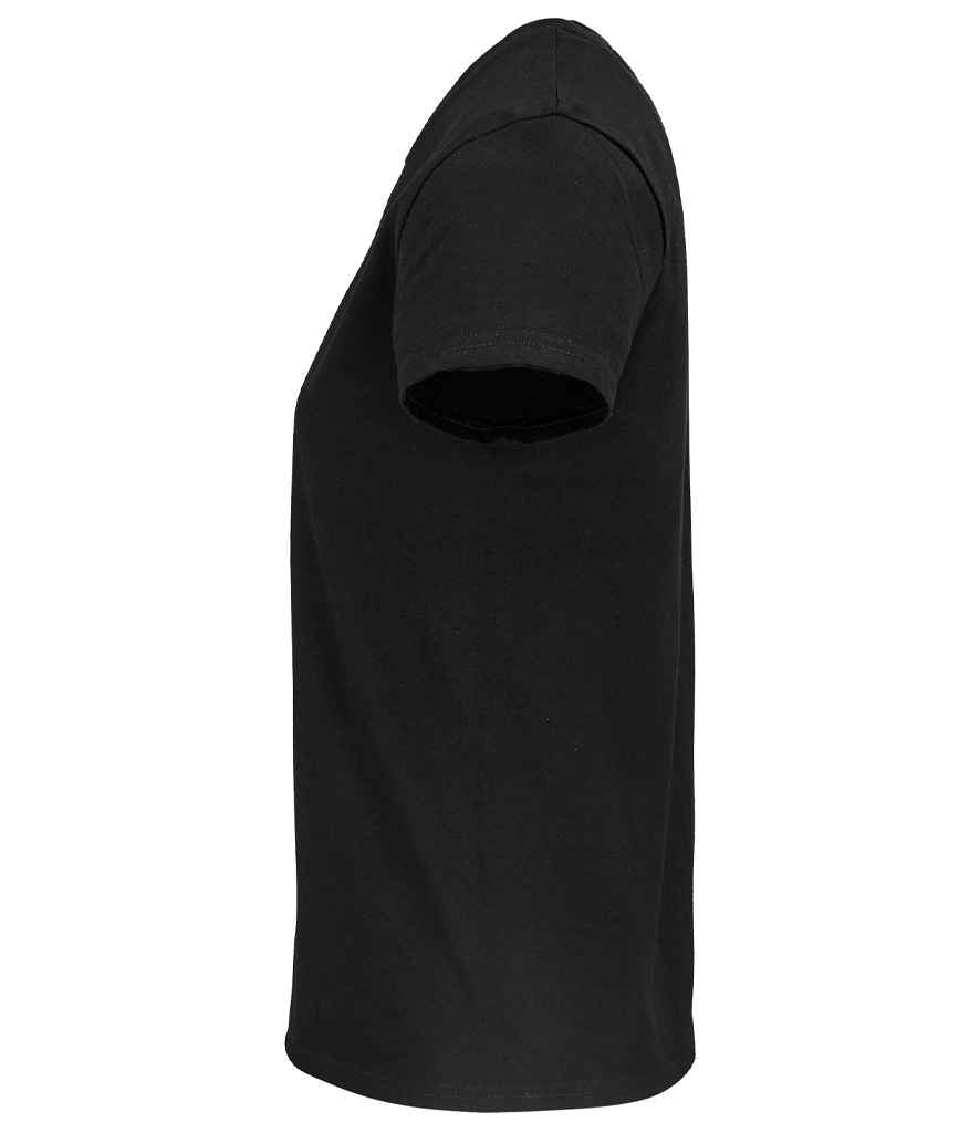 SOL'S Ladies Pioneer Organic T-Shirt in Deep Black, side view