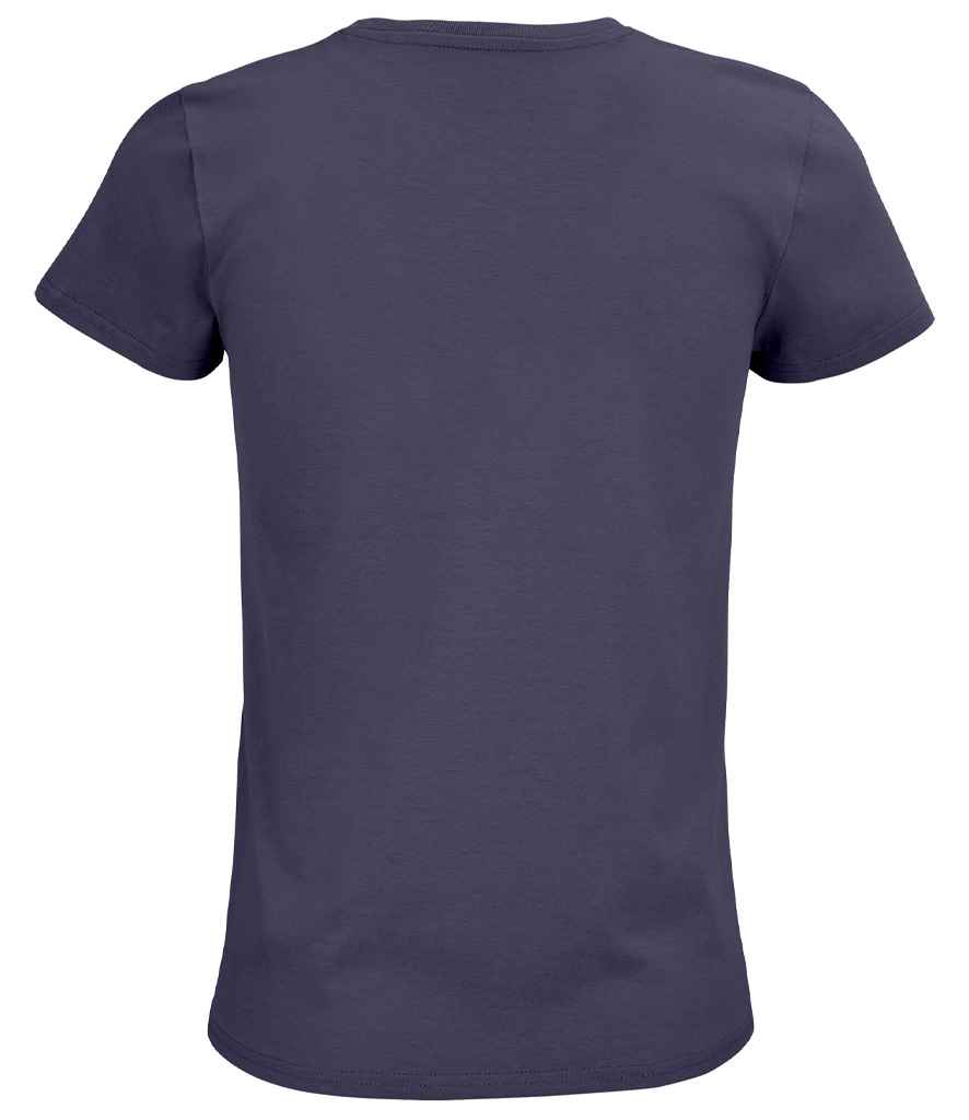 SOL'S Ladies Pioneer Organic T-Shirt in Mouse Grey, back view