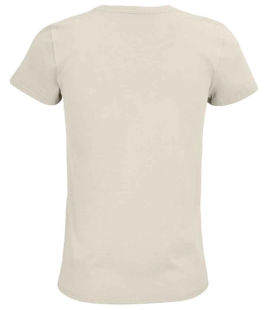 SOL'S Ladies Pioneer Organic T-Shirt in Natural, back view