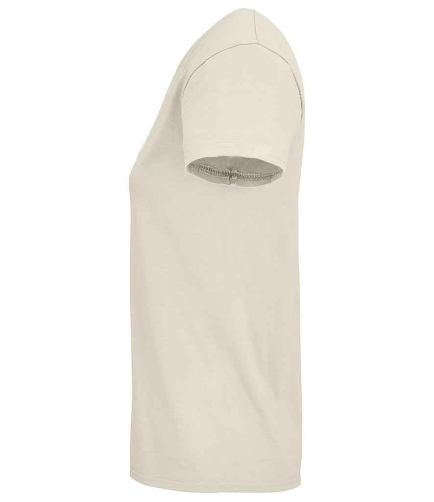 SOL'S Ladies Pioneer Organic T-Shirt in Natural, side view