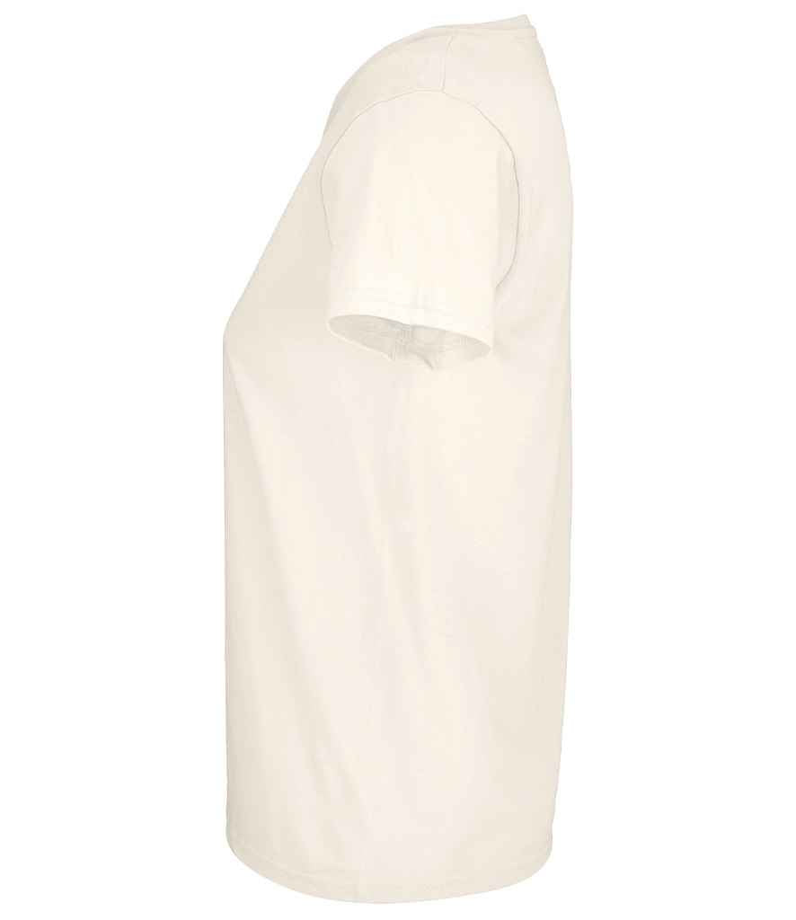 SOL'S Ladies Pioneer Organic T-Shirt in Off White, side view
