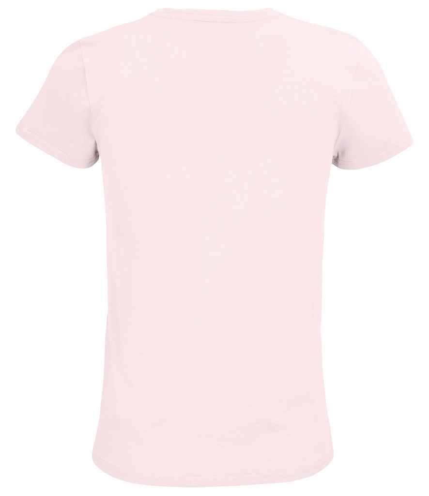 SOL'S Ladies Pioneer Organic T-Shirt in Pale Pink, back view