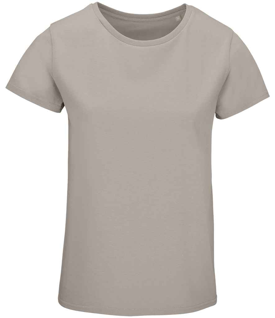 SOL'S Ladies Pioneer Organic T-Shirt in Rope, front view