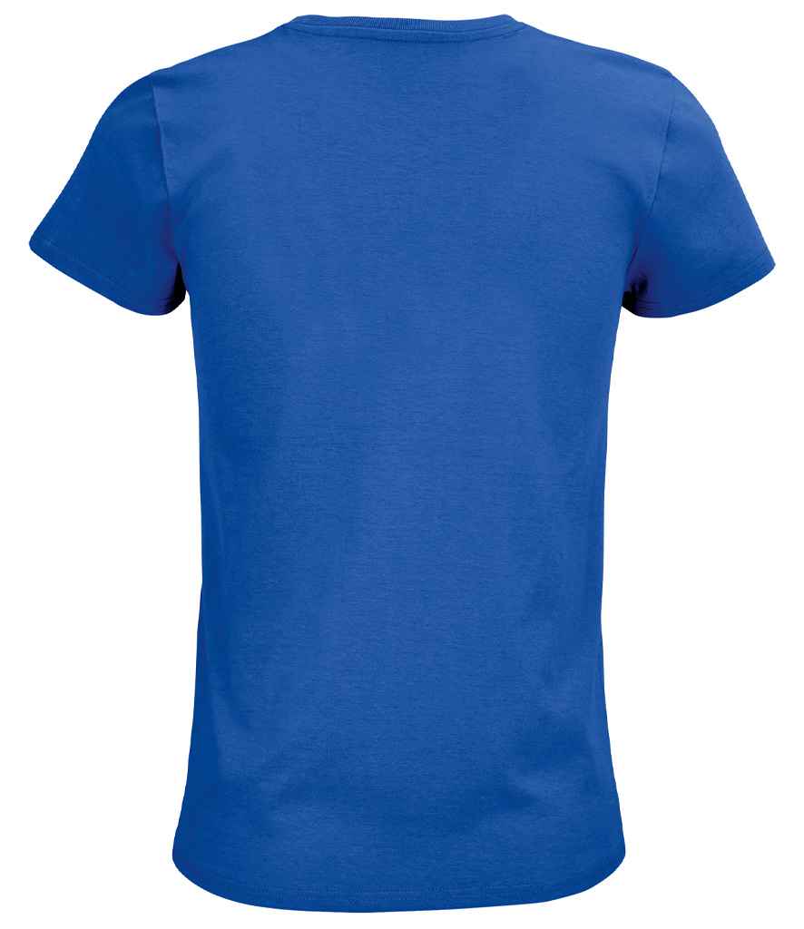SOL'S Ladies Pioneer Organic T-Shirt in Royal Blue, back view