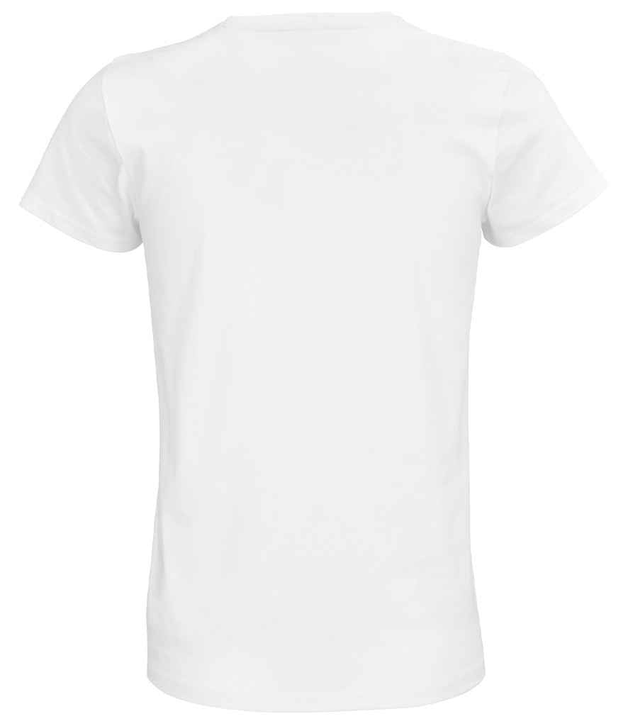 SOL'S Ladies Pioneer Organic T-Shirt in White, back view
