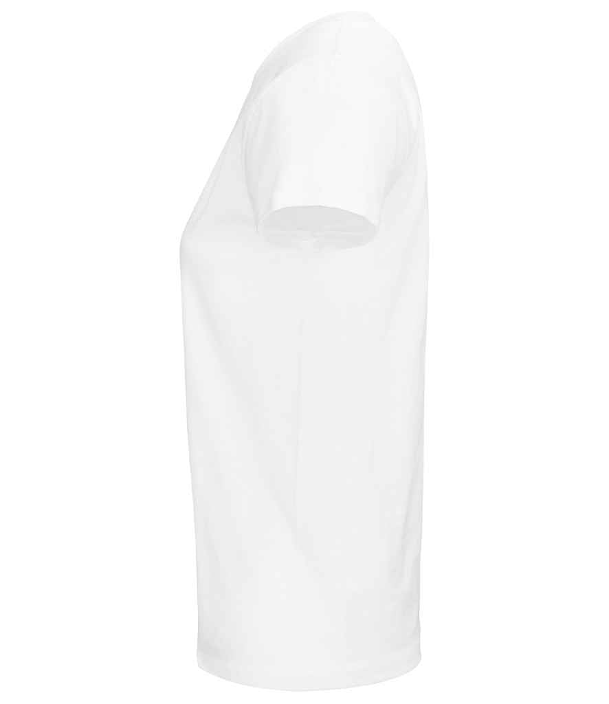 SOL'S Ladies Pioneer Organic T-Shirt in White, side view