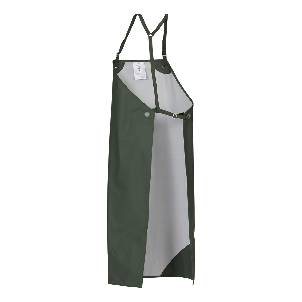 ELKA Rainwear Apron w/loops for braces in Olive