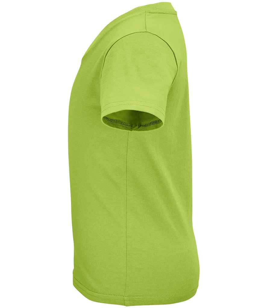 SOL'S Kids Crusader Organic T-Shirt in Apple Green, side view