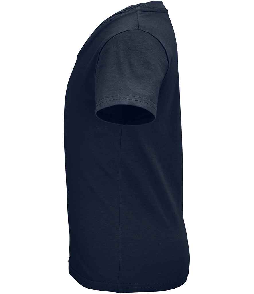 SOL'S Kids Crusader Organic T-Shirt in French Navy, side view