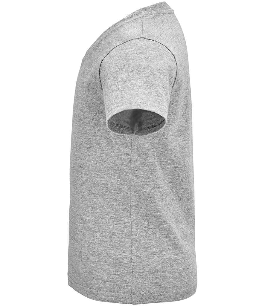 SOL'S Kids Crusader Organic T-Shirt in Grey Marl, side view