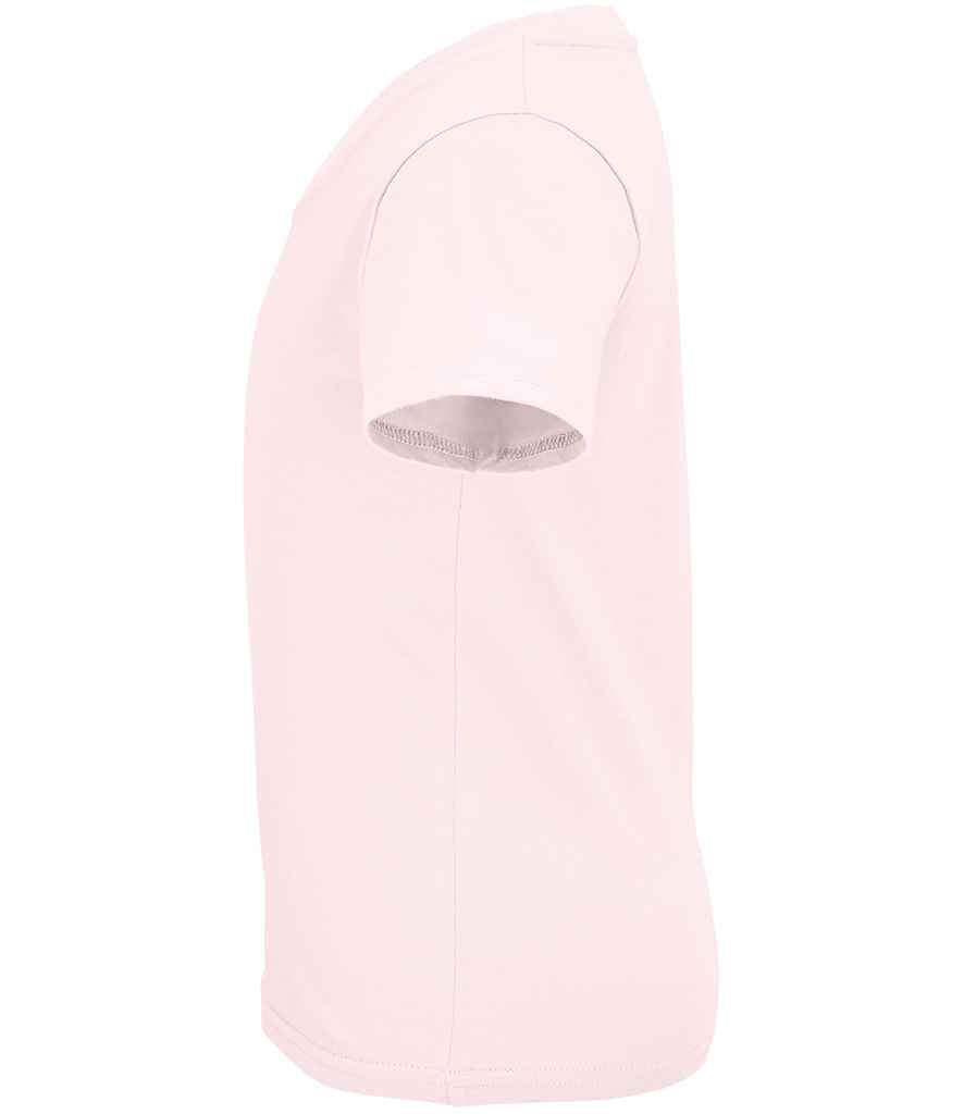 SOL'S Kids Crusader Organic T-Shirt in Pale Pink, side view