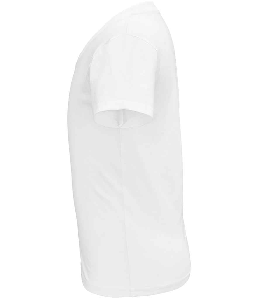 SOL'S Kids Crusader Organic T-Shirt in White, side view
