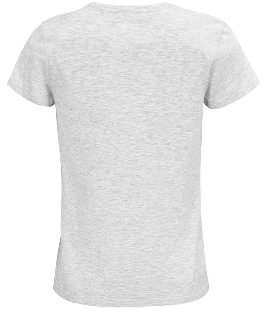 SOL'S Ladies Crusader Organic T-Shirt in Ash, back view