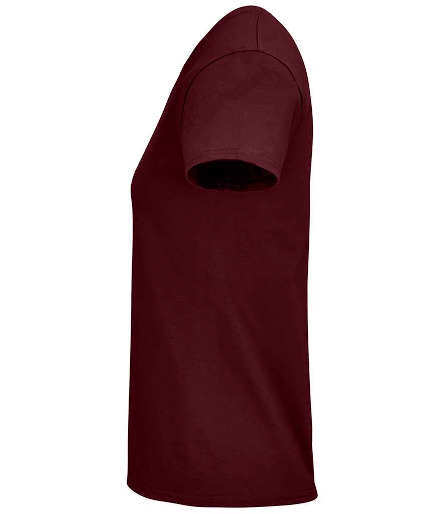 SOL'S Ladies Crusader Organic T-Shirt in Burgundy, side view