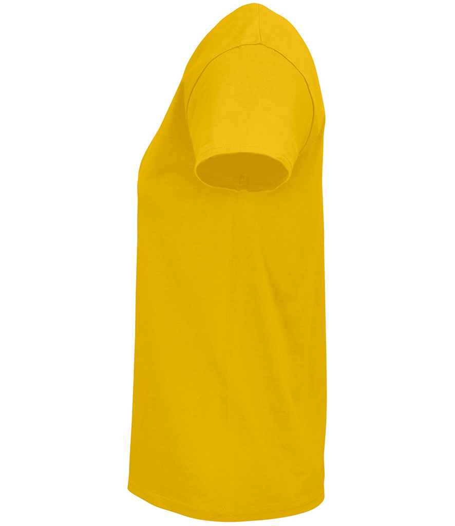 SOL'S Ladies Crusader Organic T-Shirt in Gold, side view