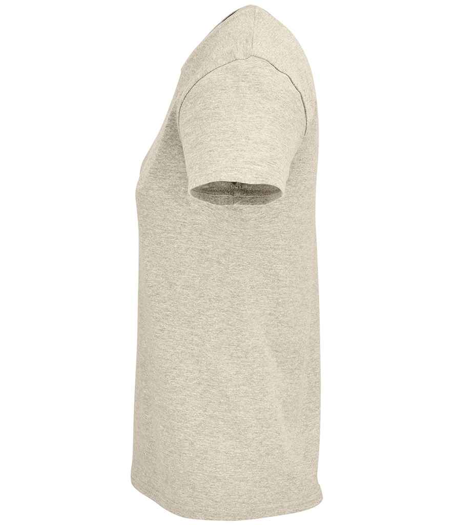 SOL'S Ladies Crusader Organic T-Shirt in Heather Beige, side view
