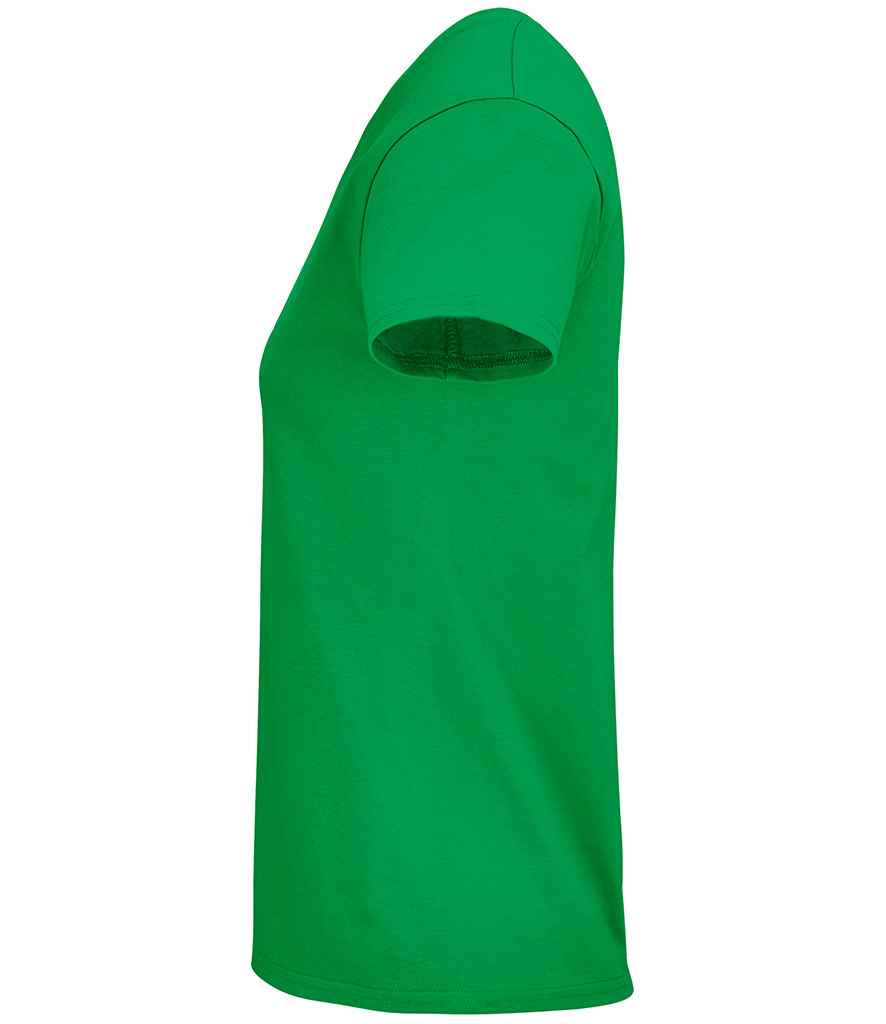 SOL'S Ladies Crusader Organic T-Shirt in Kelly Green, side view