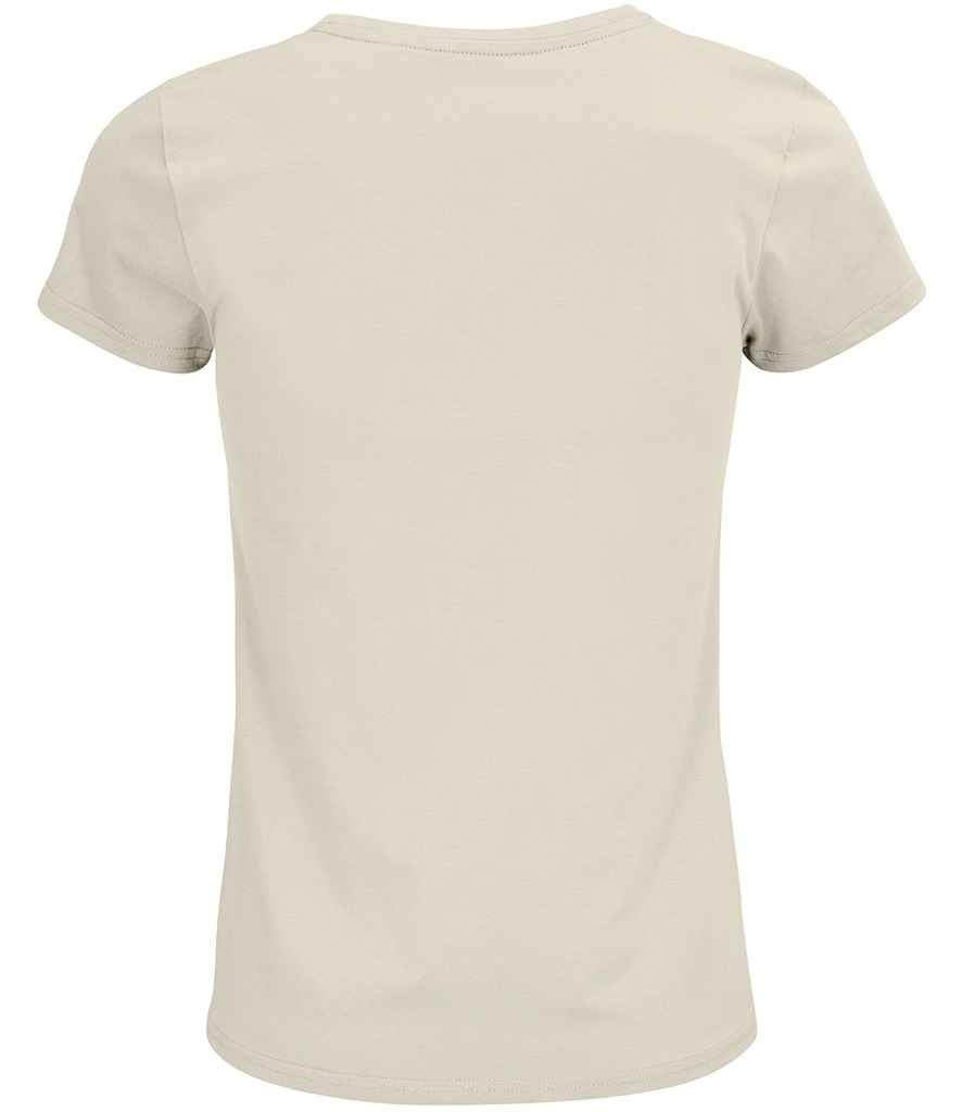 SOL'S Ladies Crusader Organic T-Shirt in Natural, back view
