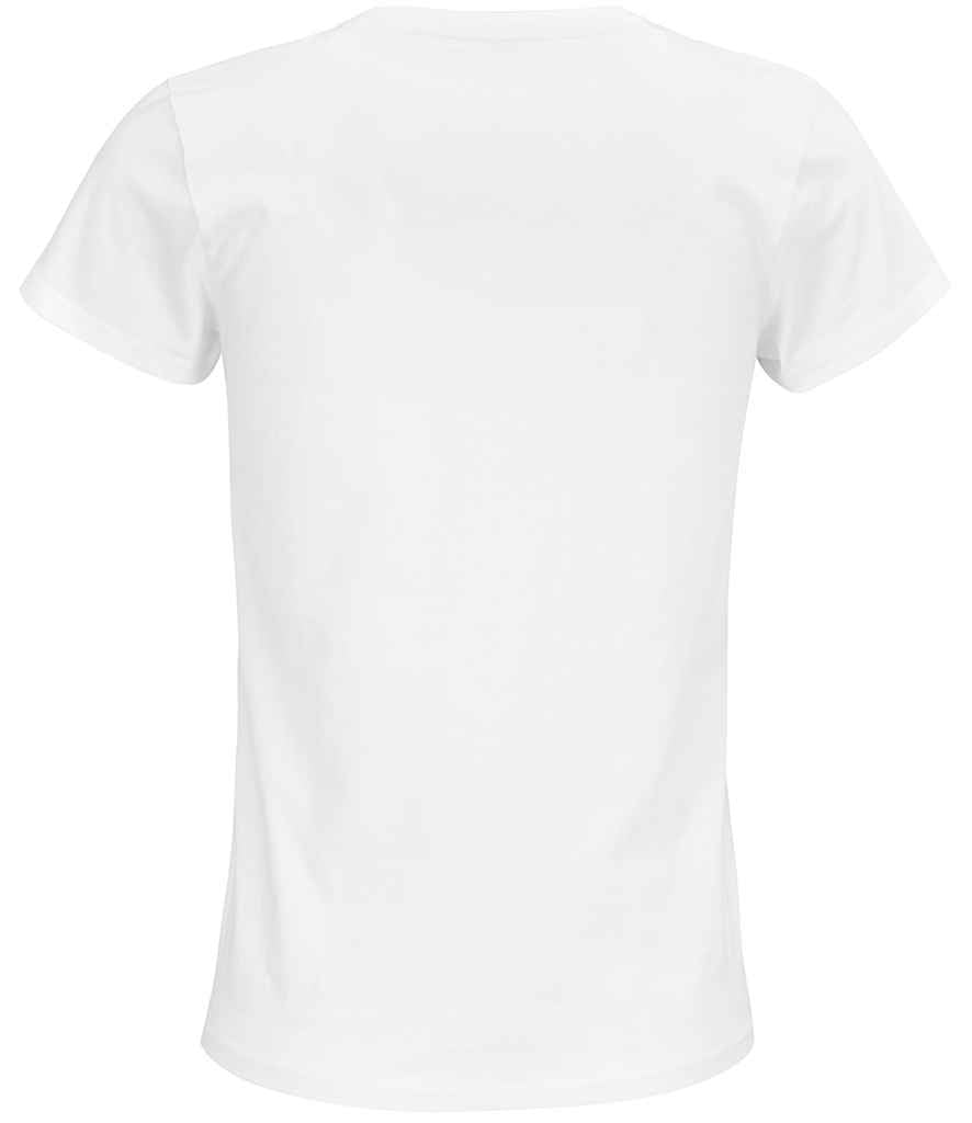 SOL'S Ladies Crusader Organic T-Shirt in White, back view