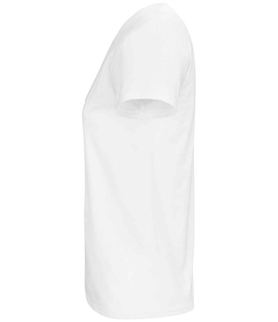 SOL'S Ladies Crusader Organic T-Shirt in White, side view