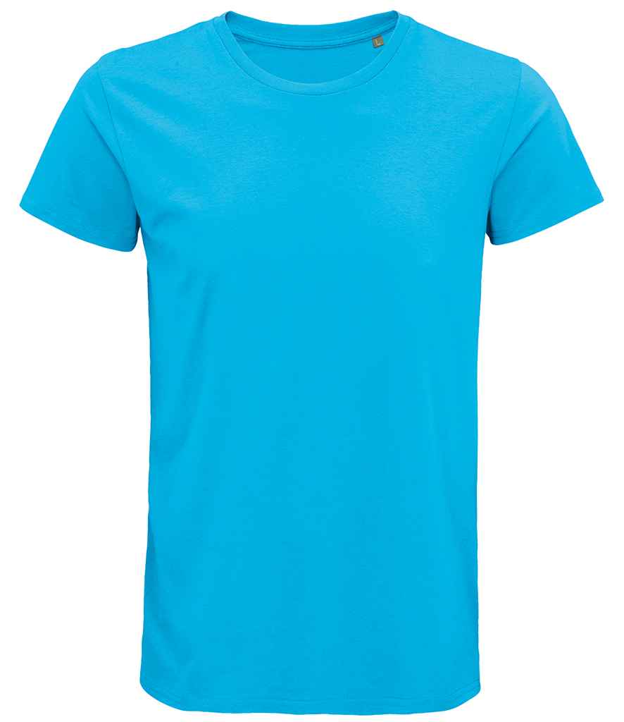 SOL'S Crusader Organic T-Shirt in Aqua, front view