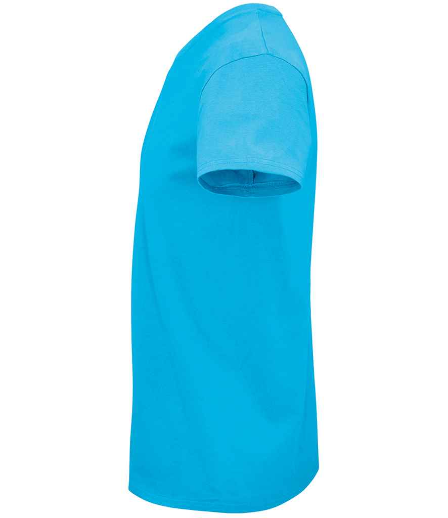 SOL'S Crusader Organic T-Shirt in Aqua, side view