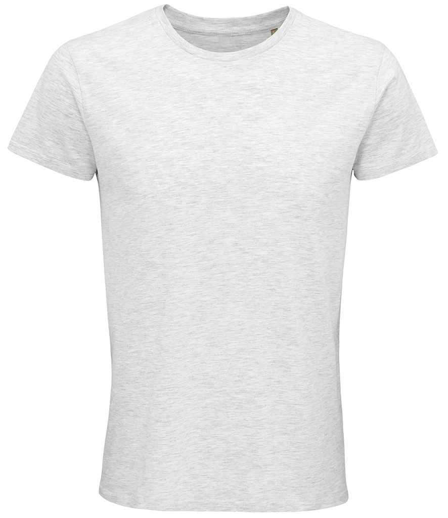 SOL'S Crusader Organic T-Shirt in Ash, front view
