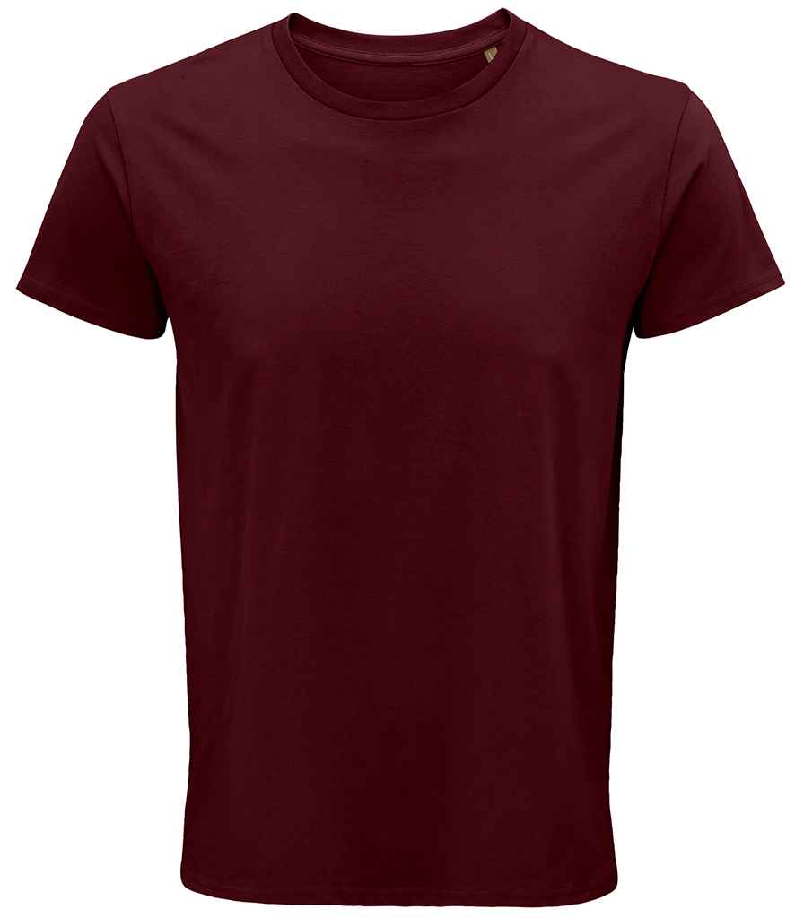 SOL'S Crusader Organic T-Shirt in Burgundy, front view