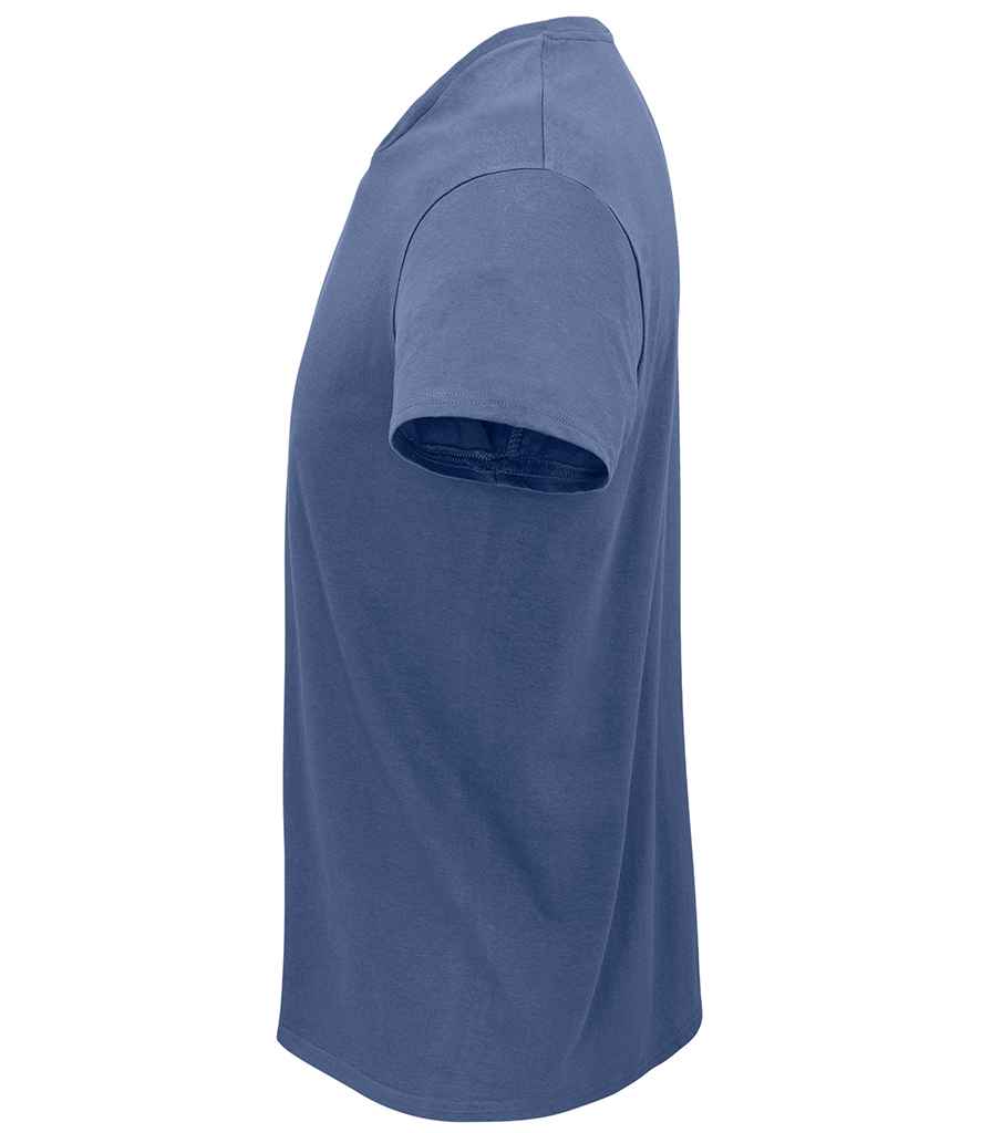 SOL'S Crusader Organic T-Shirt in Denim, side view