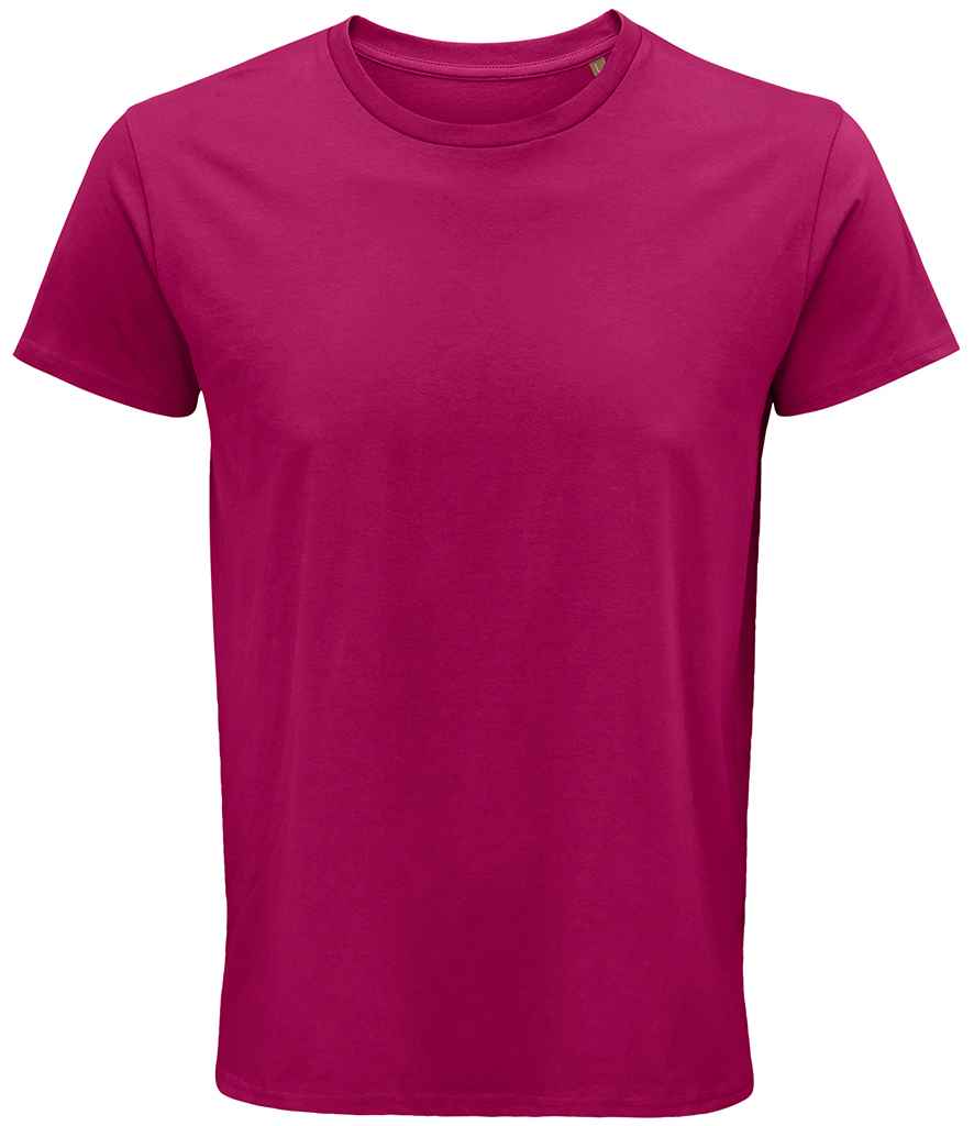 SOL'S Crusader Organic T-Shirt in Fuchsia, front view