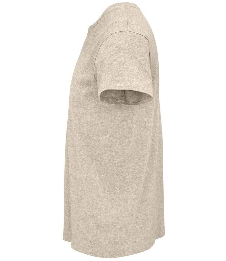 SOL'S Crusader Organic T-Shirt in Heather Beige, side view