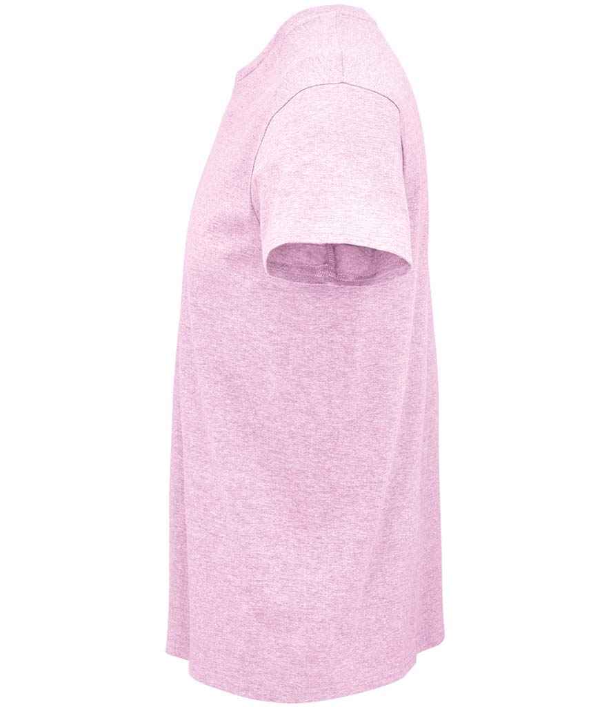 SOL'S Crusader Organic T-Shirt in Heather Pink, side view