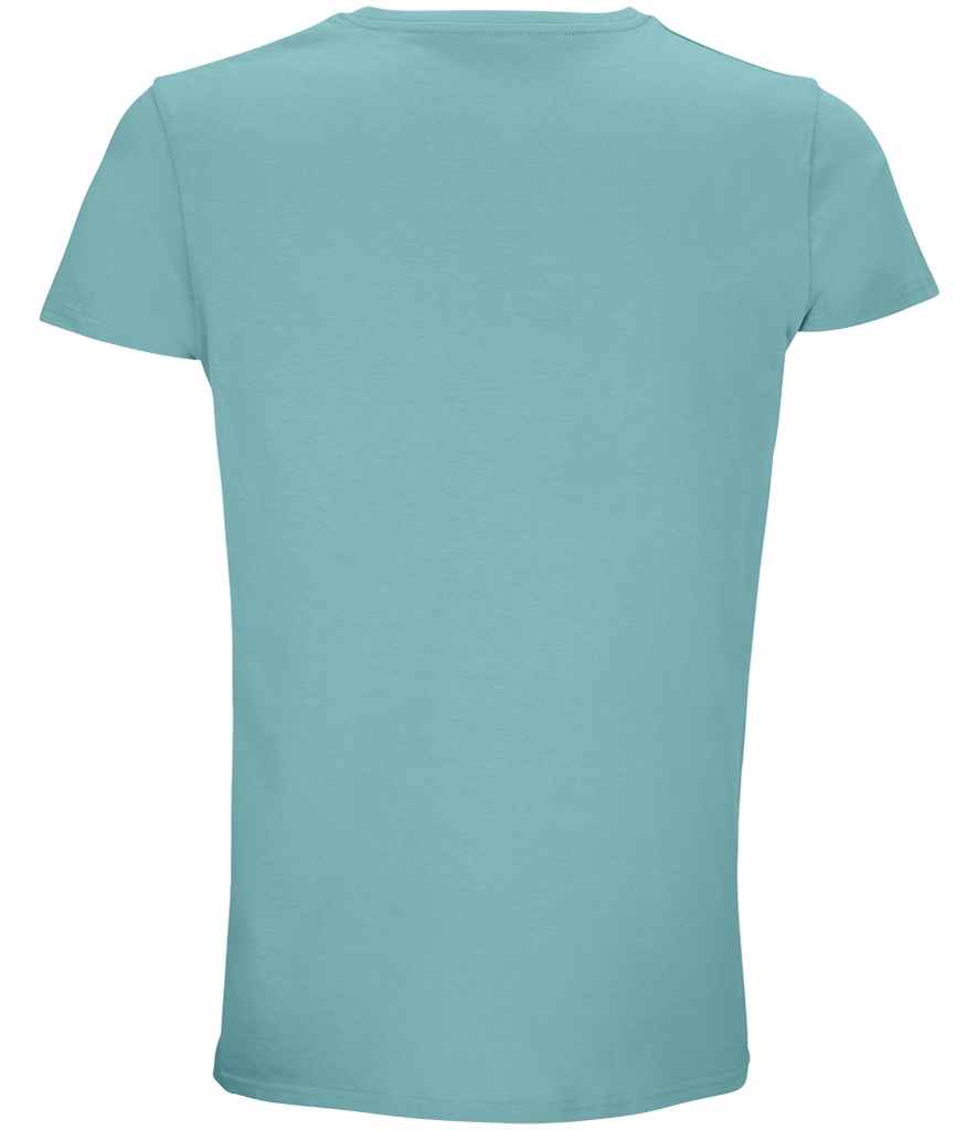 SOL'S Crusader Organic T-Shirt in Pool Blue, back view