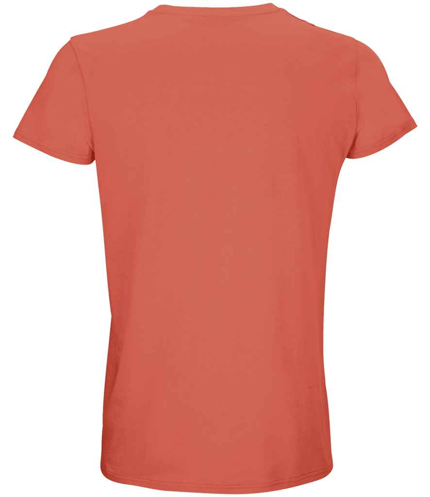SOL'S Crusader Organic T-Shirt in Pop Orange, back view